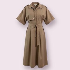 Amazing Vintage Trench Dress! ~Size 12